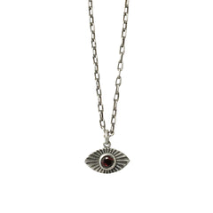 Vision Necklace with Garnet - Small