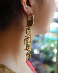 Crescent Galaxy Earrings