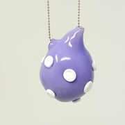 Bubble Pendant in Glass with Silver Chain