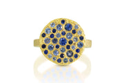 Mixed Blue Sapphire Ring