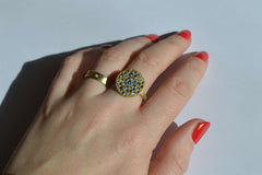 Mixed Blue Sapphire Ring