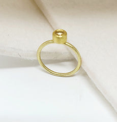 Faceted Beryl Gold Ring