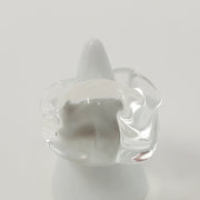 Melting Ice Borosilicate Glass Ring