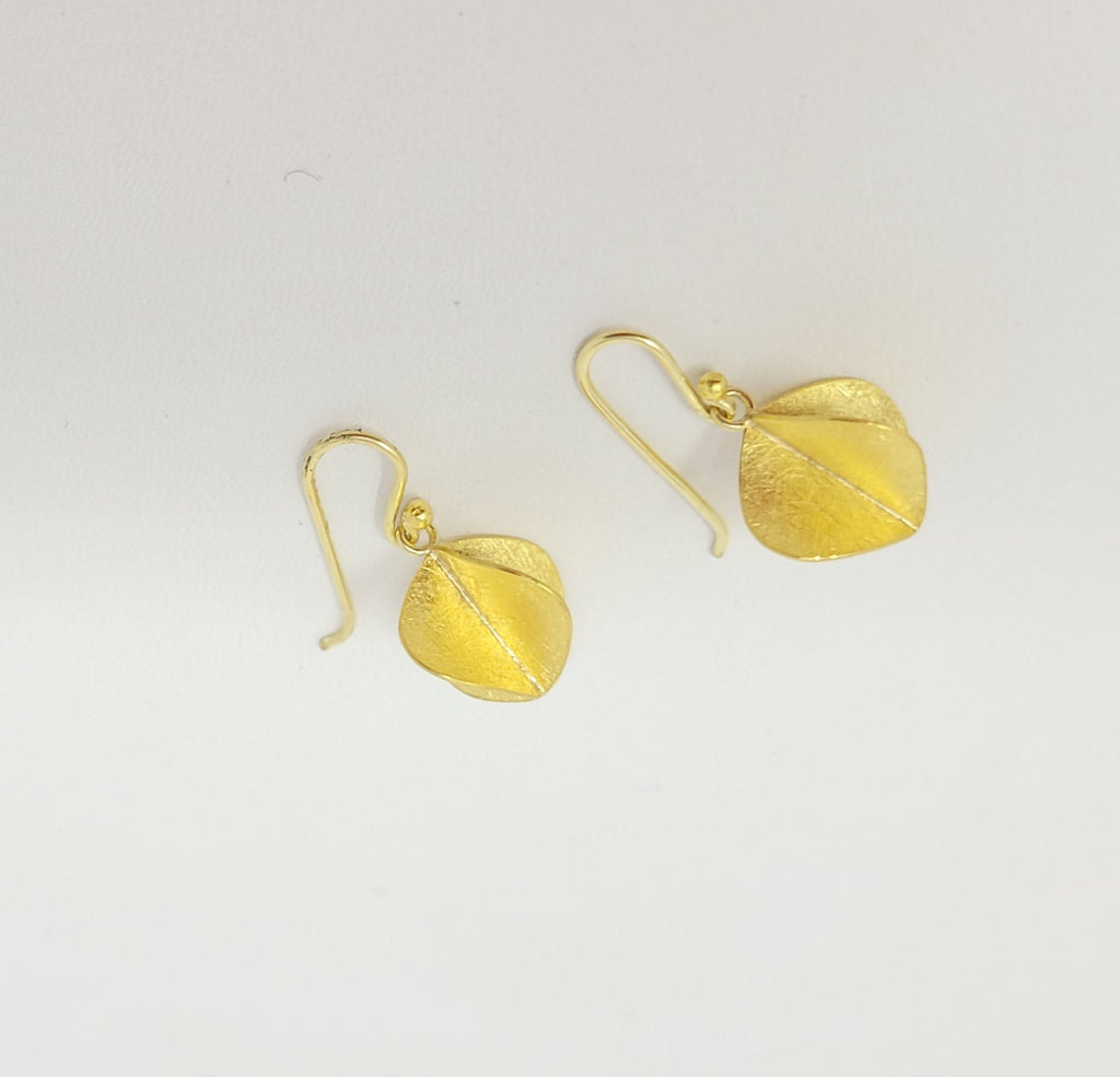 Petra Class, Gold Propeller Earrings