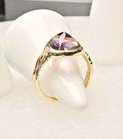 Ametrine Cabochon Ring