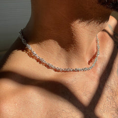 Chainmail Diamond Necklace