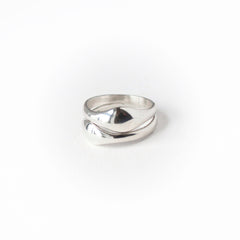 Single Curve Ring Silver