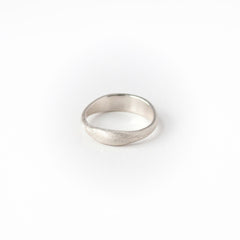 Double Curve Ring Silver Large