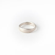 Double Curve Ring Silver Large