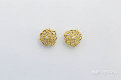 Coral Reef Earrings Gold