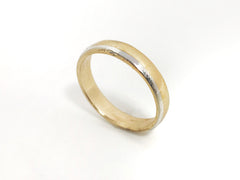 Gold and Silver Polished Band