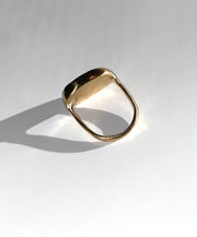 Antique Glass Scorpion Intaglio Ring