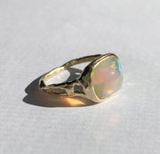 Natural Ethiopian Opal Ring