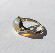 Natural Ethiopian Opal Ring