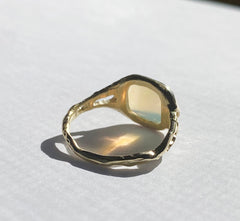 Natural Ethiopian Opal Ring