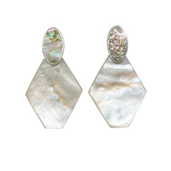 Pendulum Earring | Abalone with Mother of Pearl