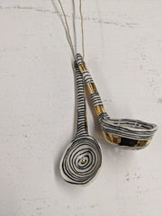 Striped Spoon and Hook Set