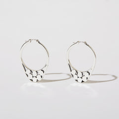 Slice of Ring Earrings SETTE in Silver