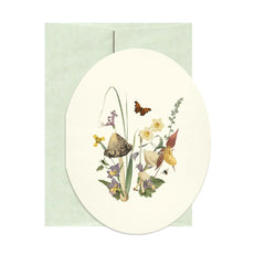 Oval Greeting Cards