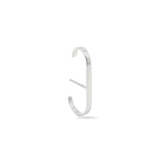 Minimalist Ear Cuff Medium Silver