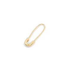 Safety Pin Earring Gold Minimal