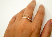 Banded Ripple Ring