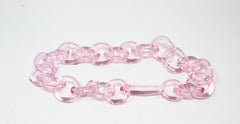 Pink Chunky Glass Chain